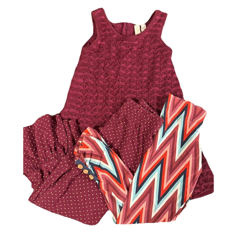 Matilda Jane Paint By Numbers - Aurora Sweater Dress, Abba Legging, Pointillism